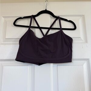 Buffbunny Purple Scoop Neck Bra